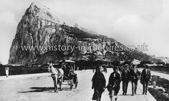 The Rock from Neutral Ground, Gibraltar. c.1930's